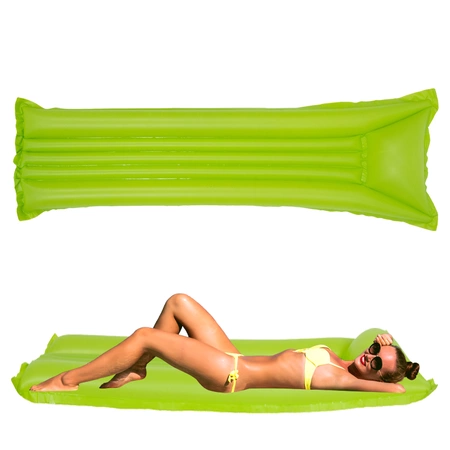 MATERAC POMPOWANY DO PŁYWANIA SPLASH-GREEN 174x59 CM
