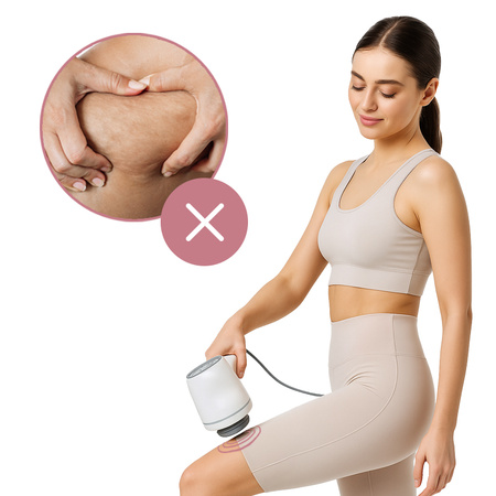 MASAŻER PLECÓW CIAŁA ODCHUDZAJĄCY ANTYCELLULITOWY NA BÓL 28W + 8 KOŃCÓWEK