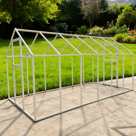 SZKLARNIA OGRODOWA Z POLIWĘGLANU TUNEL FLOWERS OCYNK 4 MM 210x400 CM 8,4m2