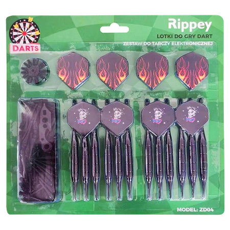 ZESTAW 12 RZUTEK DO TARCZY ELEKTRONICZNEJ LOTKI DO GRY ZD04
