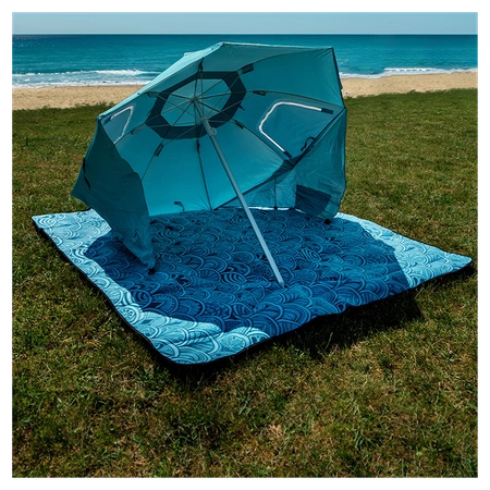 PARASOL PLAŻOWY OGRODOWY BALKONOWY TRITON 1A NIEBIESKI 180 CM