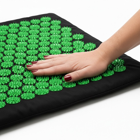 MATA DO AKUPRESURY ZDROWOTNA Z KOLCAMI AKUPRESURA MASAŻ ZESTAW Z PODUSZKĄ