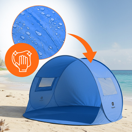 NAMIOT PLAŻOWY OGRODOWY TURYSTUCZNY PARAWAN SUNSET 1B CIEMNY NIEBIESKI