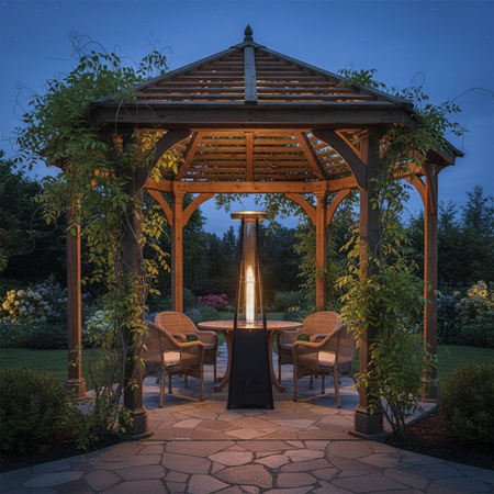 OGRZEWACZ TARASOWY PARASOL GRZEWCZY GAZOWY PIRAMIDA POKROWIEC REDUKTOR