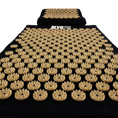 MATA DO AKUPRESURY ZDROWOTNA Z KOLCAMI AKUPRESURA MASAŻ ZESTAW Z PODUSZKĄ