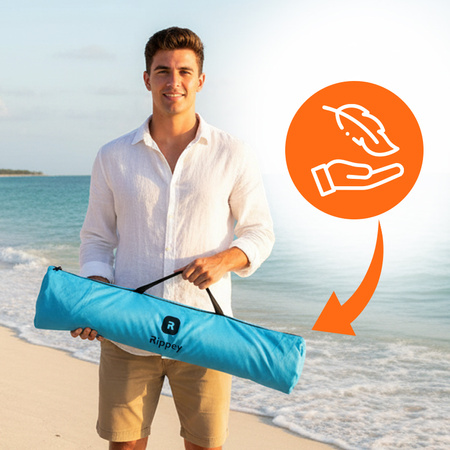 NAMIOT PLAŻOWY OGRODOWY TURYSTYCZNY PARAWAN MORIS NIEBIESKI