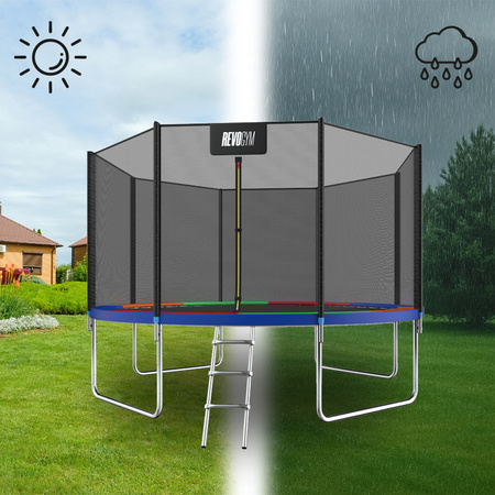 TRAMPOLINA OGRODOWA DLA DZIECI CHASE 12FT WIELOKOLOROWA 366 CM
