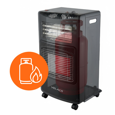 PIECYK GAZOWO-ELEKTRYCZNY DOMOWY GRZEJNIK FARELKA NA BUTLĘ REDUKTOR 4200W