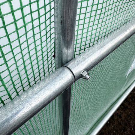 TUNEL OGRODOWY FOLIOWY SZKLARNIA 10m2 TF04G 4x2,5m ZIELONY SOLIDNY