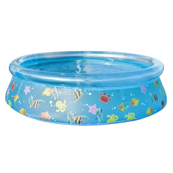 BASEN ROZPOROWY OGRODOWY DMUCHANY POMPOWANY DLA DZIECI OKRĄGŁY SEA 150x38