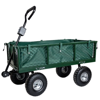 WÓZEK OGRODOWY TRANSPORTOWY DUŻY PRZYCZEPKA BOGIE-TRAX3 ROZKŁADANY DO 300KG