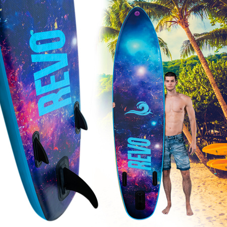 DESKA SUP MOON-BAY DO PŁYWANIA STAND UP PADDLE POMPOWANA 320CM ZESTAW + SIEDZISKO