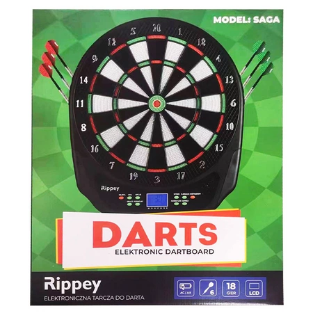 DART TARCZA ELEKTRONICZNA DO GRY W RZUTKI SAGA