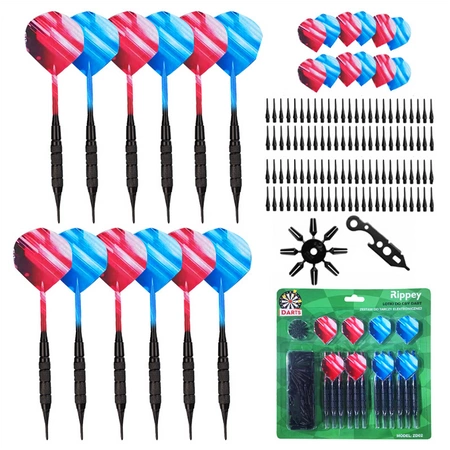 ZESTAW 12 RZUTEK DO TARCZY ELEKTRONICZNEJ LOTKI DO GRY ZD02