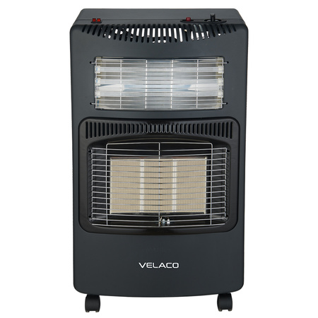 PIECYK GAZOWO-ELEKTRYCZNY DOMOWY GRZEJNIK FARELKA NA BUTLĘ REDUKTOR 4200W