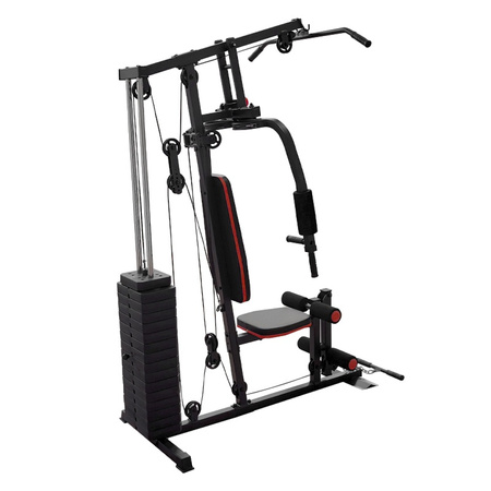 ATLAS DO ĆWICZEŃ WIELOSTANOWISKOWY TRENINGOWY SIŁOWNIA DOMOWA LS07 72KG