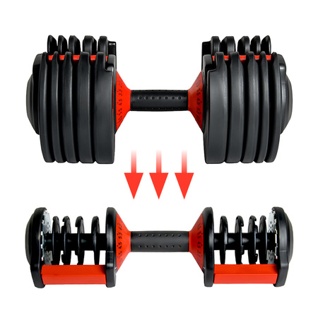 HANTLA SZTANGIELKA REGULOWANA 24 KG RP17-24