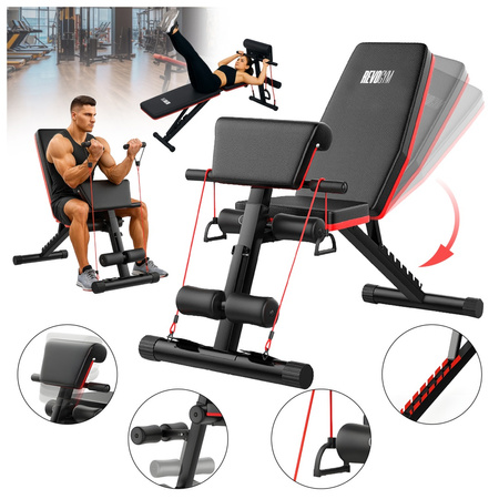 ŁAWKA TRENINGOWA DO ĆWICZEŃ SKOŚNA REGULOWANA SKŁADANA MODLITEWNIK TP06