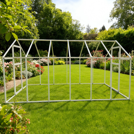 SZKLARNIA OGRODOWA Z POLIWĘGLANU TUNEL FLOWERS OCYNK 4 MM 210x400 CM 8,4m2