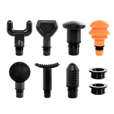 PISTOLET DO MASAŻU MOCNY MASAŻER DO PLECÓW CIAŁA MASSAGE GUN 100W + 8 KOŃCÓWEK TP02