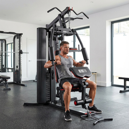 ATLAS DO ĆWICZEŃ WIELOSTANOWISKOWY TRENINGOWY SIŁOWNIA DOMOWA LS09 90KG