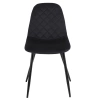 FOTEL KRZESŁO WELUROWE TAPICEROWANE CAMA CZARNE NOGI CZARNE