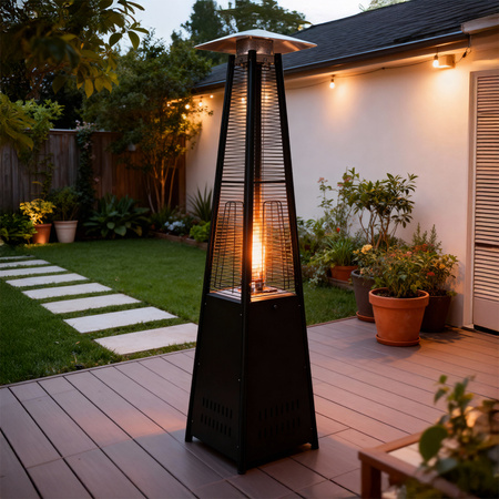 OGRZEWACZ TARASOWY PARASOL GRZEWCZY GAZOWY PIRAMIDA POKROWIEC REDUKTOR