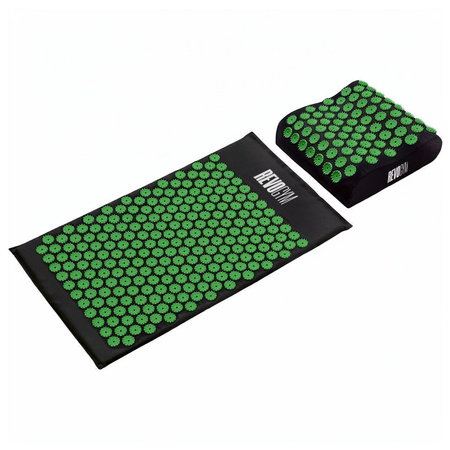 MATA DO AKUPRESURY ZDROWOTNA Z KOLCAMI AKUPRESURA MASAŻ ZESTAW Z PODUSZKĄ