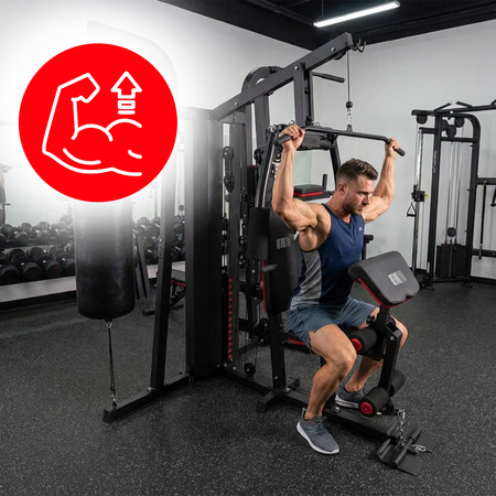 ATLAS DO ĆWICZEŃ WIELOFUNKCYJNY TRENINGOWY SIŁOWNIA DOMOWA LS02 90KG