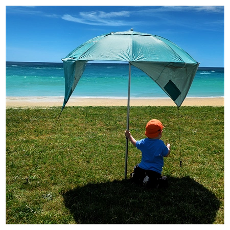 PARASOL PLAŻOWY OGRODOWY BALKONOWY TRITON 1A NIEBIESKI 180 CM