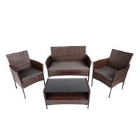 Brązowy rattan