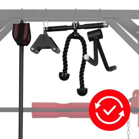 ATLAS DO ĆWICZEŃ SUWNICA SMITHA DOMOWY TRENINGOWY WIELOFUNKCYJNY LS03 144KG