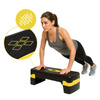 STEP SCHODEK DO ĆWICZEŃ DO AEROBIKU FITNESS 3 STOPNIOWY REGULOWANY SOLIDNY