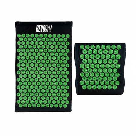 MATA DO AKUPRESURY ZDROWOTNA Z KOLCAMI AKUPRESURA MASAŻ ZESTAW Z PODUSZKĄ