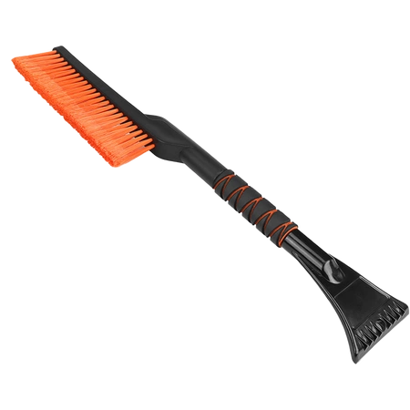 SZCZOTKA SKROBACZKA DO SAMOCHODU 2W1 DRAX CZARNO/POMARAŃCZOWA 56 CM