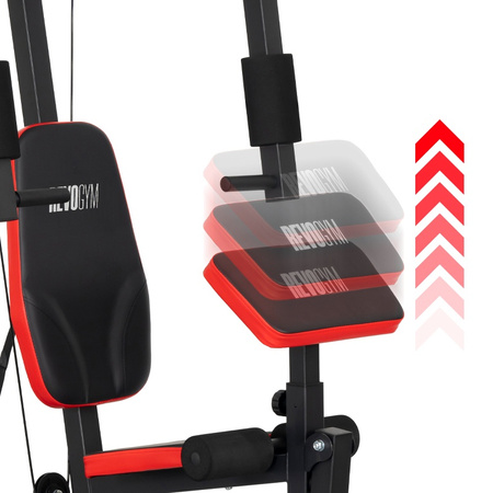 ATLAS DO ĆWICZEŃ WIELOSTANOWISKOWY TRENINGOWY SIŁOWNIA DOMOWA LS04 72KG