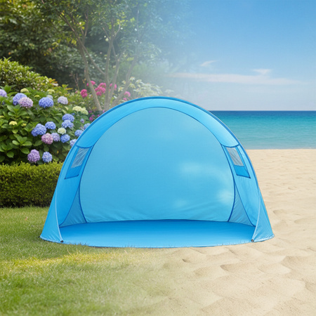 NAMIOT PLAŻOWY OGRODOWY TURYSTUCZNY PARAWAN SUNSET 1A NIEBIESKI