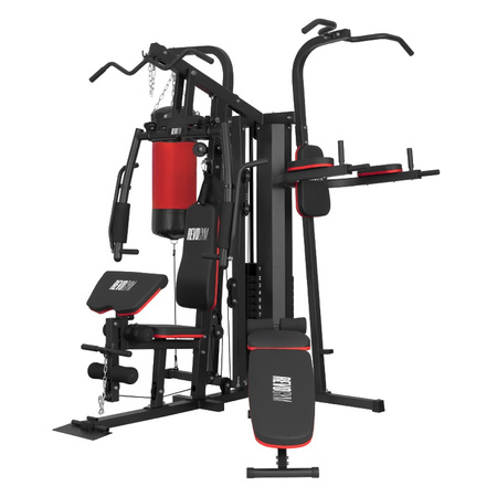 ATLAS DO ĆWICZEŃ WIELOSTANOWISKOWY TRENINGOWY SIŁOWNIA DOMOWA LS06 90KG