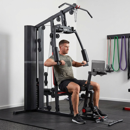 ATLAS DO ĆWICZEŃ WIELOSTANOWISKOWY TRENINGOWY SIŁOWNIA DOMOWA LS08 90KG