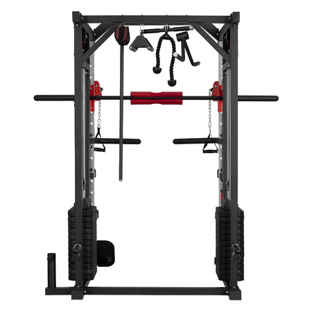 ATLAS DO ĆWICZEŃ SUWNICA SMITHA DOMOWY TRENINGOWY WIELOFUNKCYJNY LS03 144KG