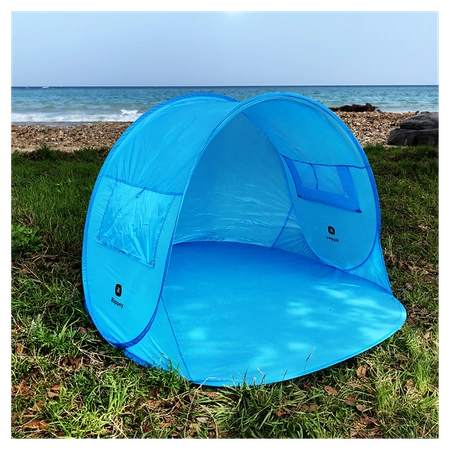 NAMIOT PLAŻOWY OGRODOWY TURYSTUCZNY PARAWAN SUNSET 1A NIEBIESKI