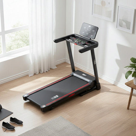 BIEŻNIA ELEKTRYCZNA TRENINGOWA DOMOWA SKŁADANA RUN-1 1-16 KM/H 140 KG 230 V BLUETOOTH