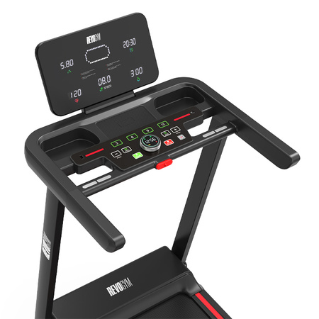 BIEŻNIA ELEKTRYCZNA TRENINGOWA DOMOWA SKŁADANA RUN-1 1-16 KM/H 140 KG 230 V BLUETOOTH