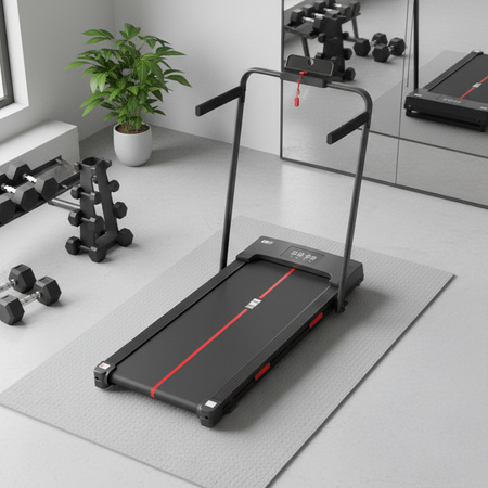 BIEŻNIA ELEKTRYCZNA TRENINGOWA DOMOWA RUN 1-12 KM/H 120 KG 230 V BLUETOOTH