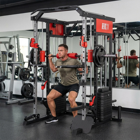 ATLAS DO ĆWICZEŃ SUWNICA SMITHA DOMOWY TRENINGOWY WIELOFUNKCYJNY LS03 144KG