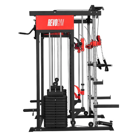 ATLAS DO ĆWICZEŃ SUWNICA SMITHA DOMOWY TRENINGOWY WIELOFUNKCYJNY LS03 144KG
