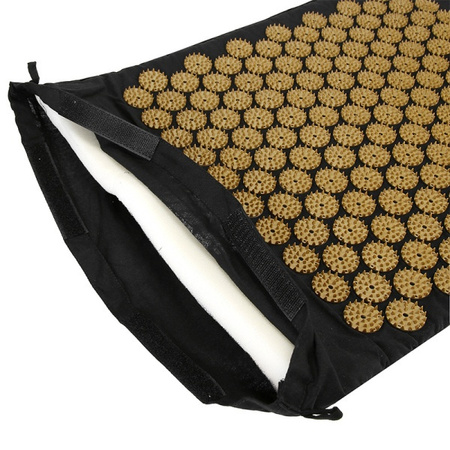 MATA DO AKUPRESURY ZDROWOTNA Z KOLCAMI AKUPRESURA MASAŻ ZESTAW Z PODUSZKĄ