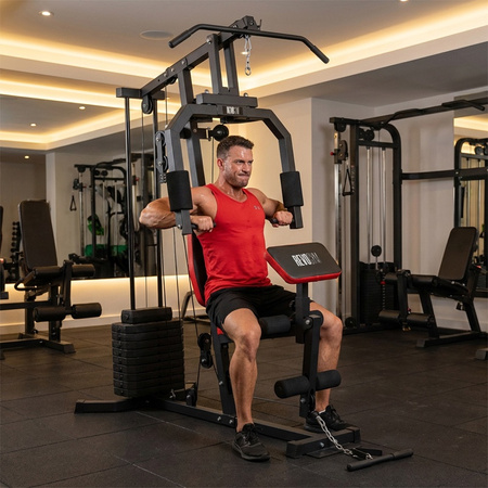 ATLAS DO ĆWICZEŃ WIELOSTANOWISKOWY TRENINGOWY SIŁOWNIA DOMOWA LS04 72KG