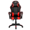 FOTEL GAMINGOWY BIUROWY OBROTOWY ZING-B CZARNO/CZERWONY SKÓRA PU