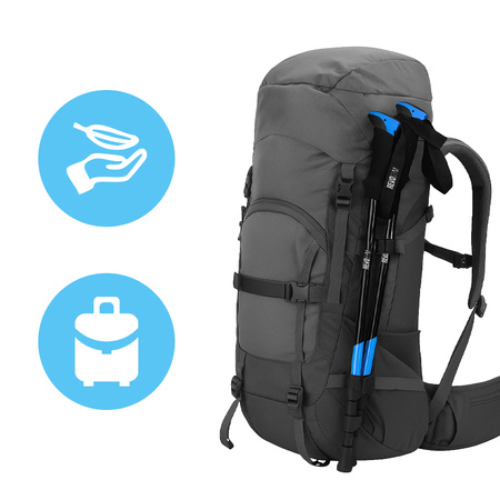 KIJE TREKKINGOWE KIJKI NORDIC WALKING DO CHODZENIA HORNET